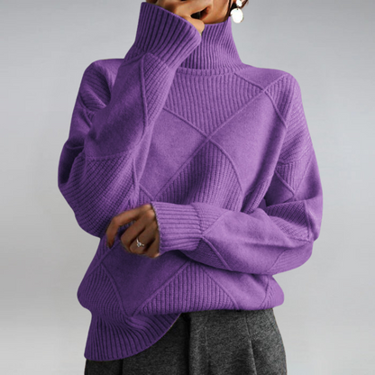Anne - Premium Rullekrave Sweater