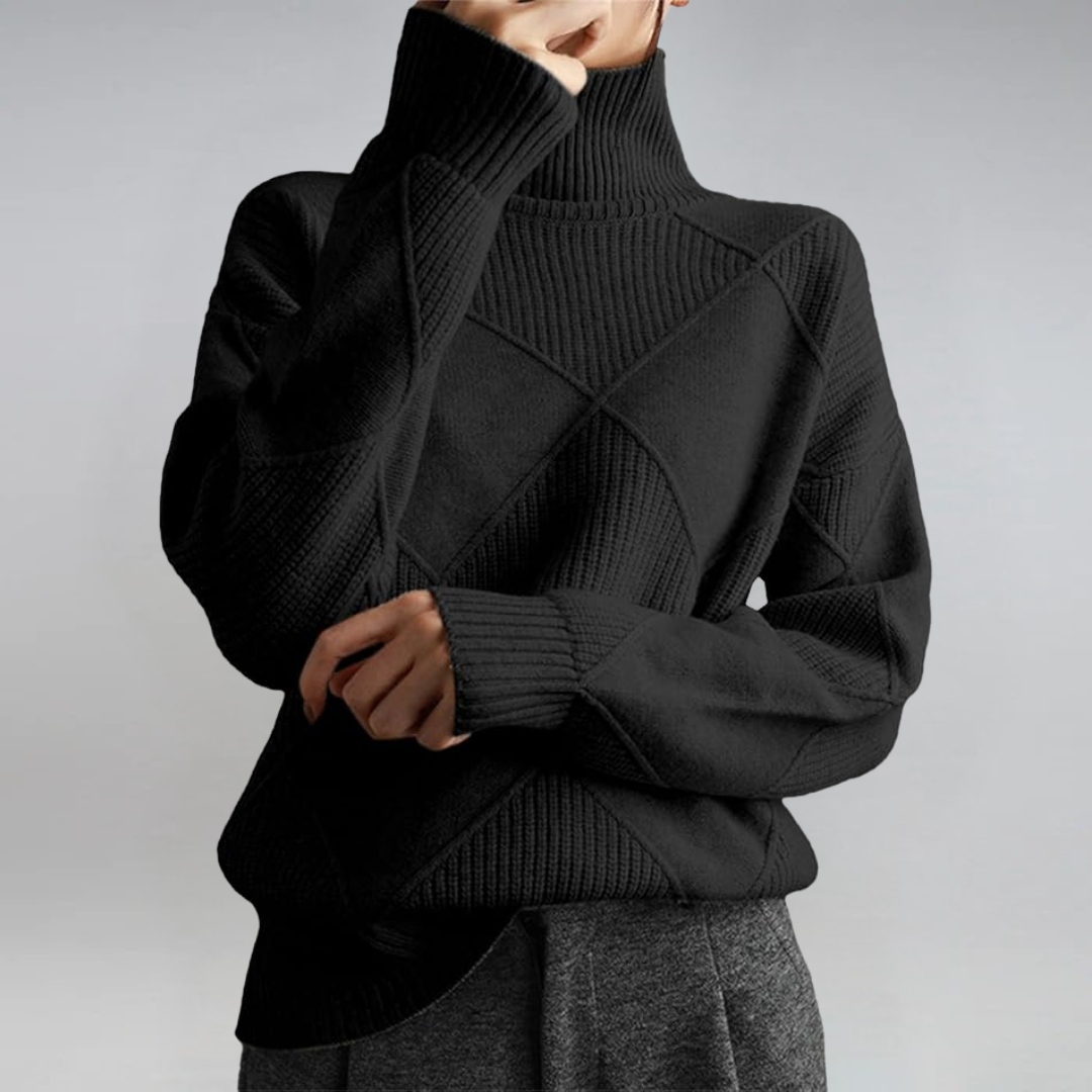 Anne - Premium Rullekrave Sweater