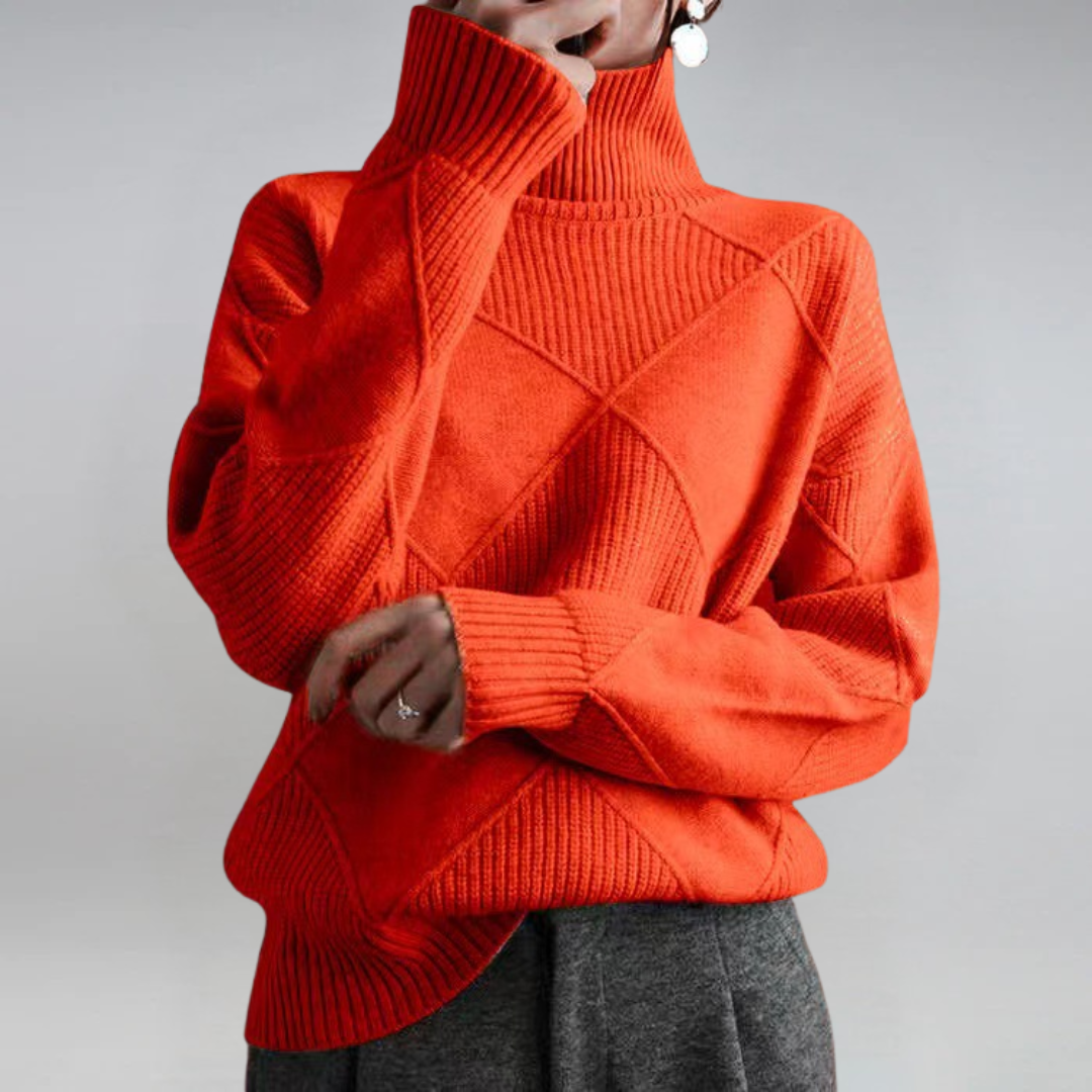Anne - Premium Rullekrave Sweater