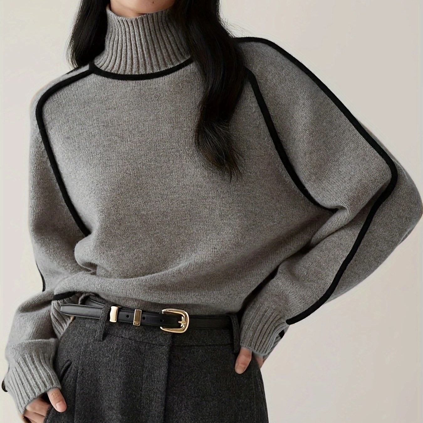 EMILIE - Rullekravepullover